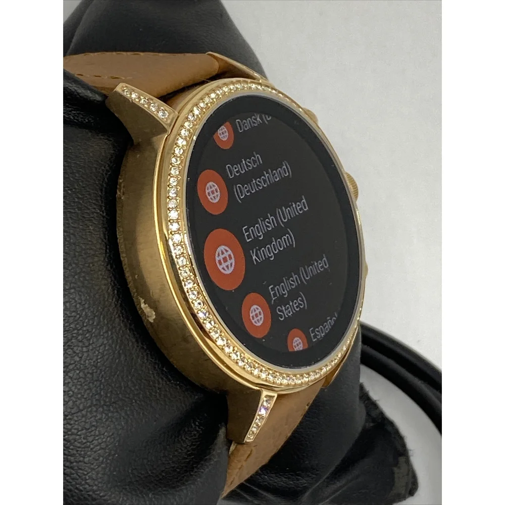 Fossil Gen 4 Authentic Digital Dial Smart Watch Custom Band FTW6015 CO128